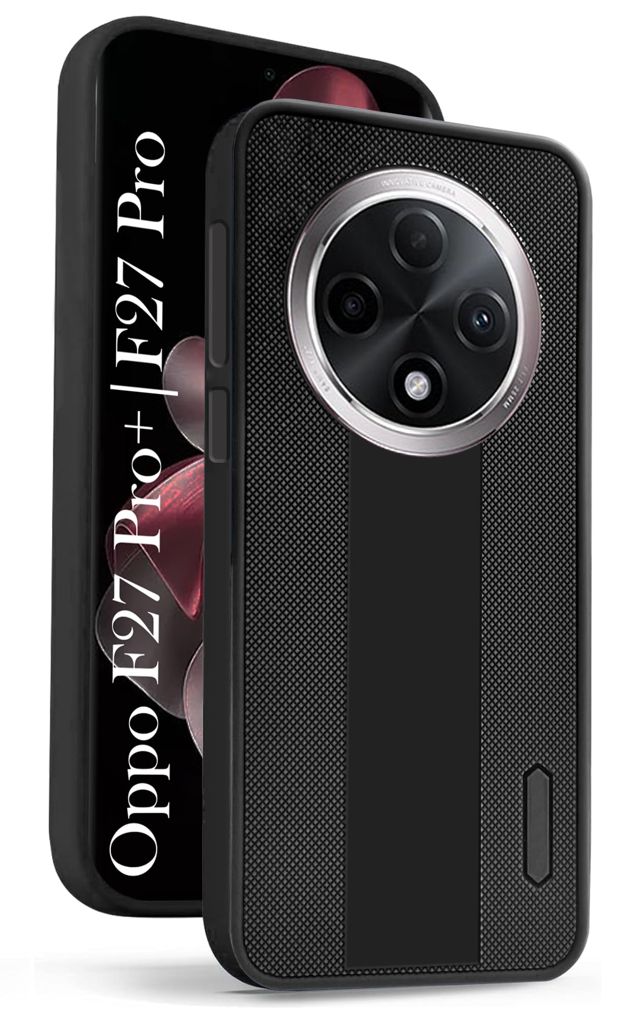 Jkobi Back Cover Case for Oppo F27 Pro | Oppo F27 Pro Plus (Textured Grip Design | Camera Protection | Slim and Light Weight | Soft Touch and Feel | Black) (B0D7CQV8PP) Amazon Price History, Amazon Price Tracker