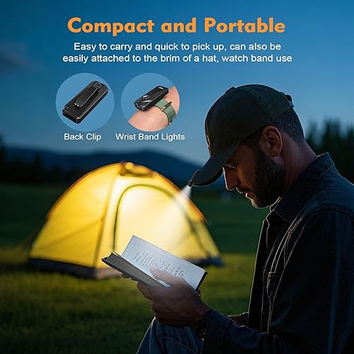 Miniatura 5 de VTIGER K1 - Llavero de 800 lúmenes altos, pequeña linterna recargable EDC para llavero, linterna pequeña LED compacta con magnética, mini luces de