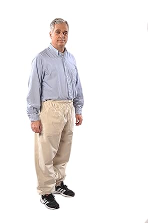 Forest Beekeeping Supply 100% Raw Canvas Cotton Beekeeper Pants for Protection During Hive Maintenance with Tool Pockets, Light Brown, 28 Regular