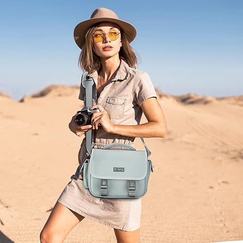 Miniatura 5 de G-raphy Bolsa de hombro para cámara para cámaras SLR DSLR Nikon Canon Sony Olympus etc lentes cables accesorios