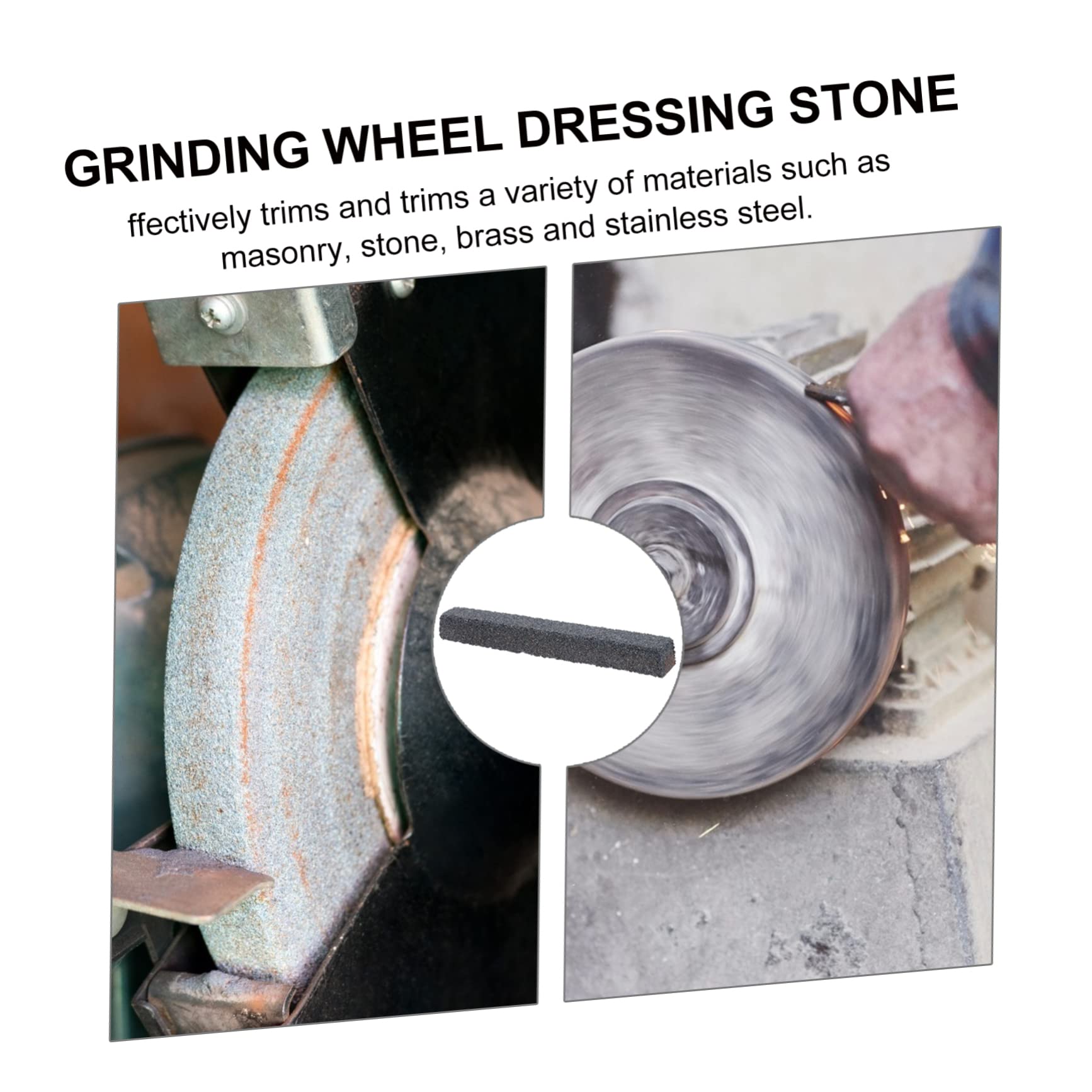 SOLUSTRE 1pc Silicon Carbide Dressing Stick for Grinding Wheel Flattening Stone Machinist Stone Grinding Wheel Tool