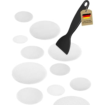 VMbathrooms Non-Slip Stickers Round Pack of 24 Transparent for Shower and Bathroom