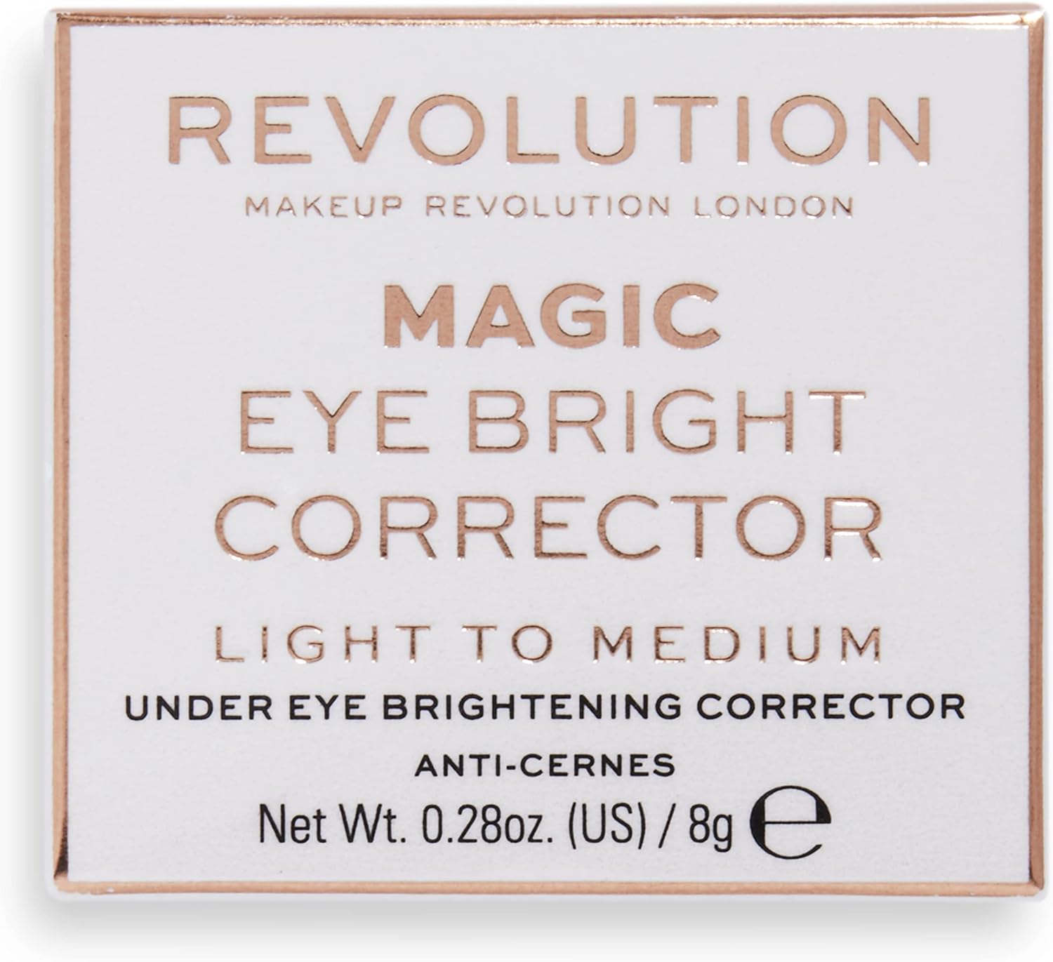 Revolution Beauty, Eye Bright Onderoogcorrector, Verbergt donkere kringen onder de ogen, Light to Medium