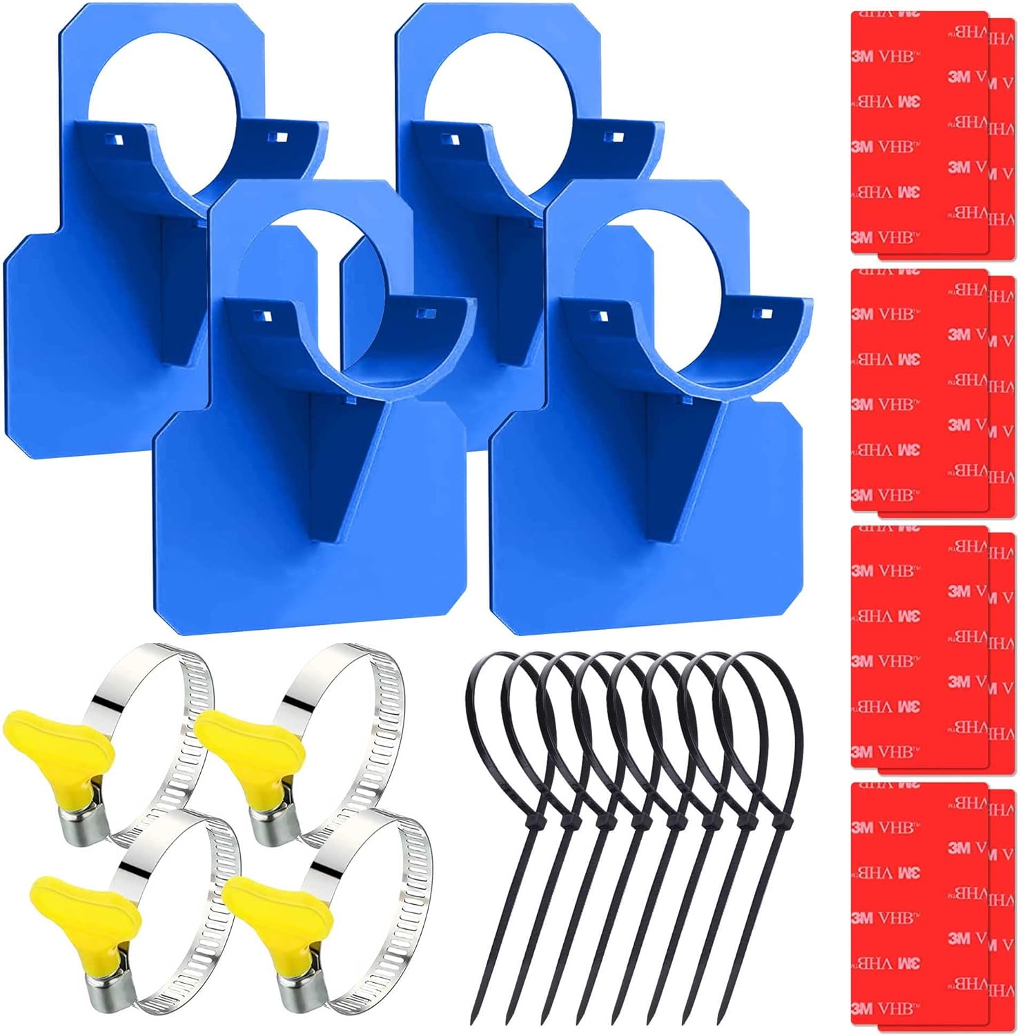 4 Pack Swimming Pool Pipe Holders, Above Ground Swimming Pool Hose Support Holder