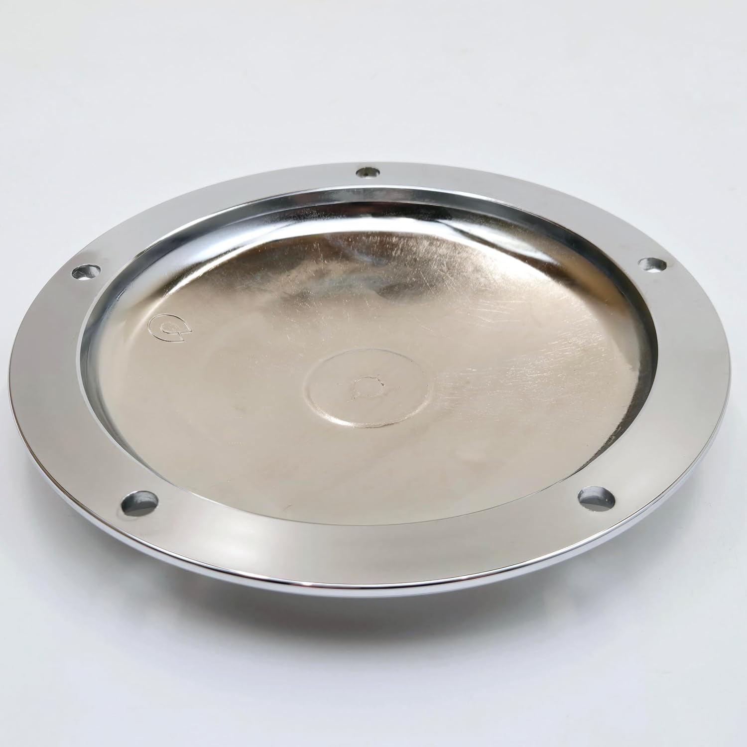 Chrome Domed 5-Hole Clutch/Derby Cover for Harley Big Twin 1999-2017 Dyna, 1999-2018 Softail (Not FLSB), 1999-2015 Street Glide, Electra Glide, Road Glide, Road King - Replaces HD# 25414-99, 60668-99