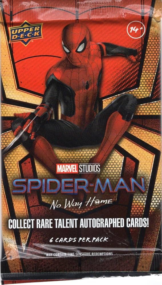 Upper Deck Marvel Spider-Man No Way Home Trading Cards Pack