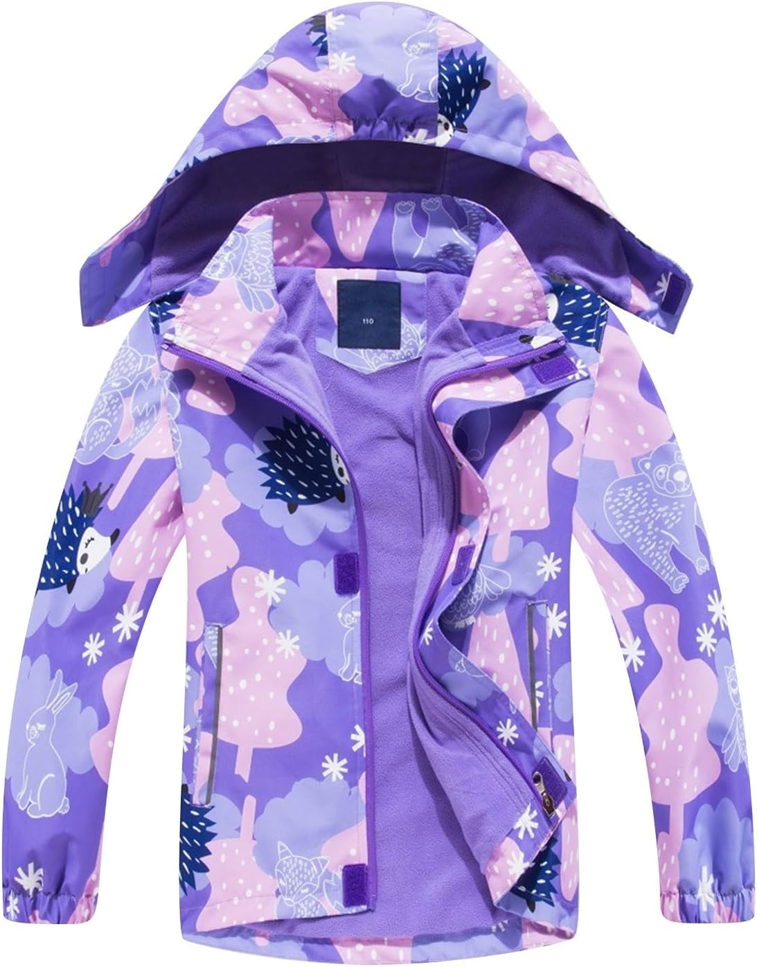 Girl Winter Warm Fall Dress Coat Thicken Warm Outwear Windproof Warm Outwear Little Girl Coat Toddler Kids Long Sleeve Zip Up Jacket Girls Winter Wear Girls Fashion Clothes