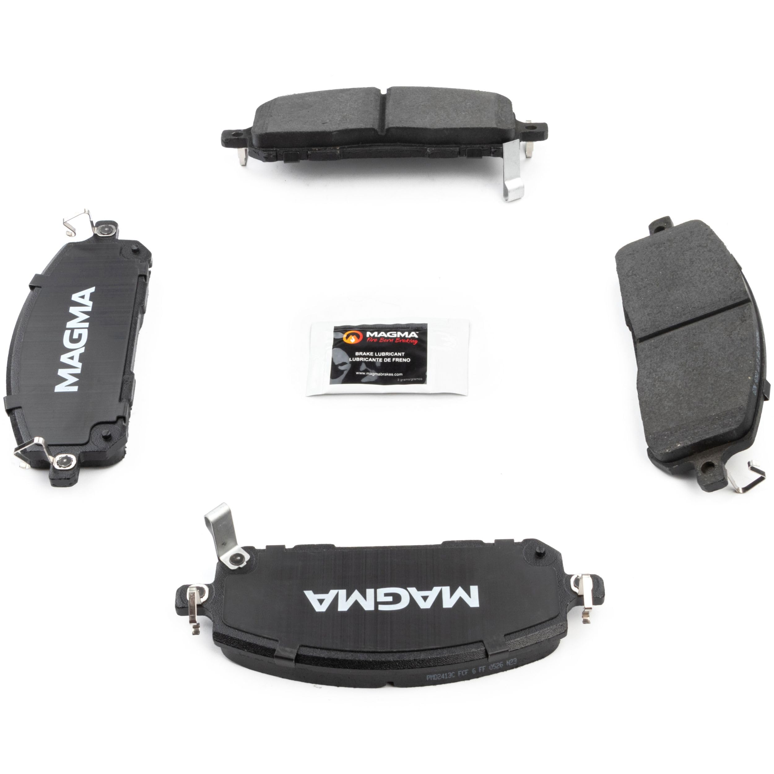 MAGMA Premium PMD2413C Ceramic Brake Pads,Front