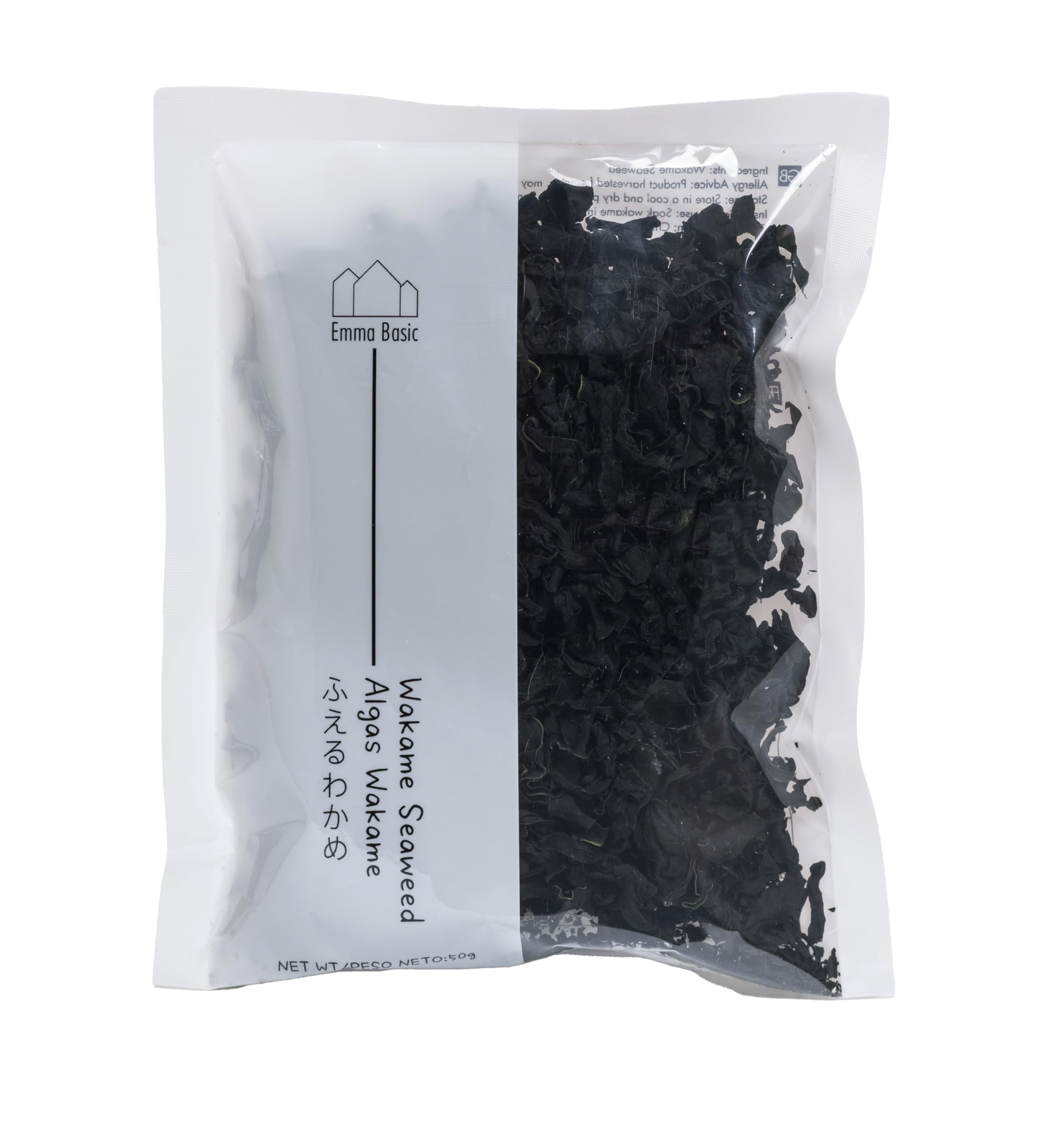 Emma Basic - Dried Wakame | Ready in three Minutes | High Fibre & Protein | Vegan | Umami