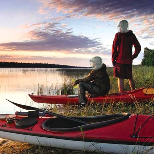 Miniatura 7 de Anvin Red de malla para cabeza de mosquito, malla para la cara de mosquito para no verte, insectos, insectos, mosquitos que muerden mosquitos de