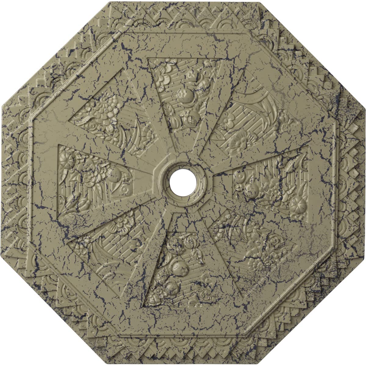 Médaillon de plafond Cm30spacs pour cacher les défauts sous un lustre ancien