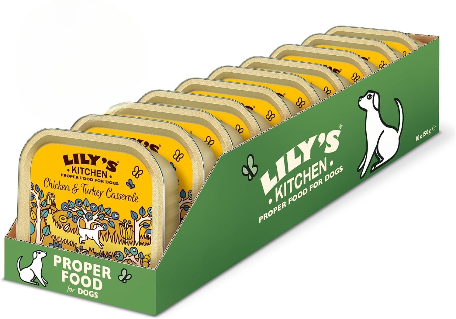 Lily's KitchenChicken & Turkey Casserole Wet Dog Food Box 10x150G