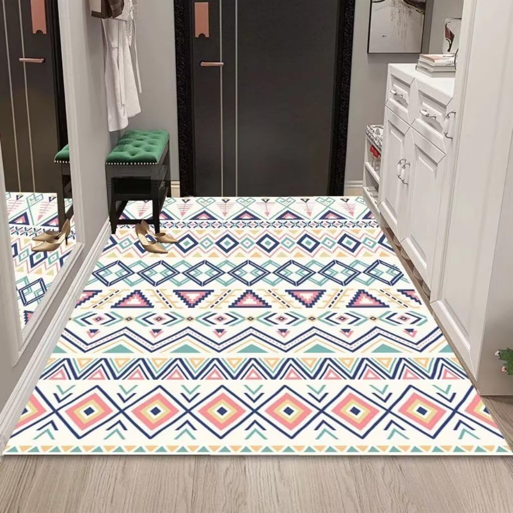 Tapis de salon géométrique et antidérapant grand format 300X400CM pour la maison