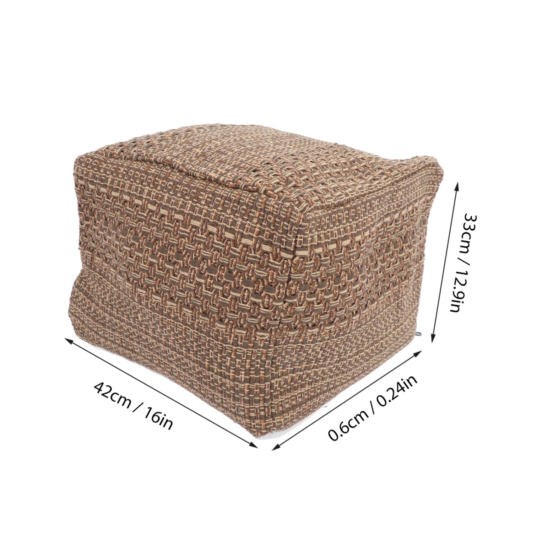 Garneck Small Sofa Sleeve Cotton Chair Cover Square Chair Seats Cozy Japanese Cushion Multifunctional Seat Pad