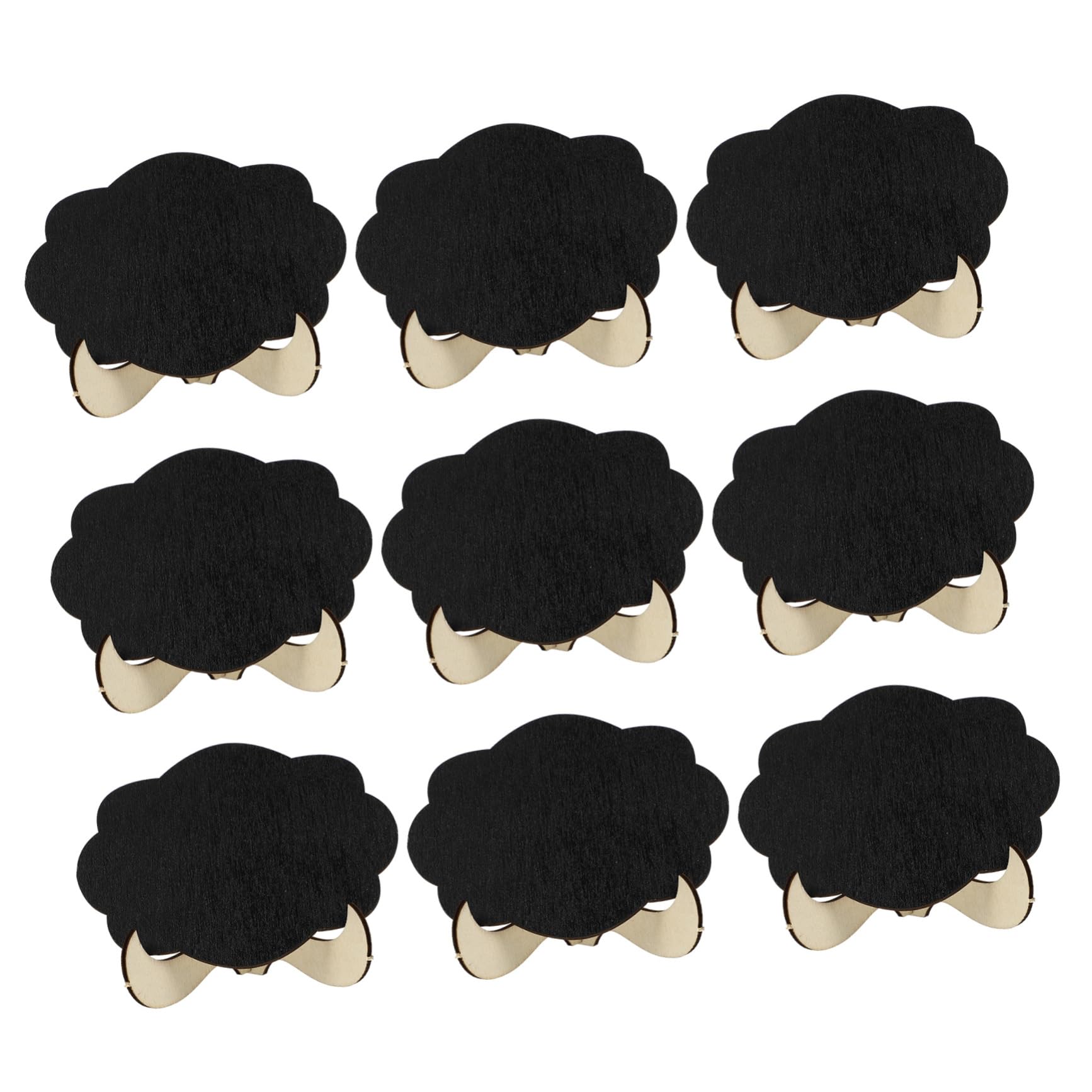 HOMSFOU 10sets Mini Chalkboard Erasable Blackboard with Stand for Home Decor Weddings Boys and Girls Crafts Table Signs Party Favors and Creative Messages