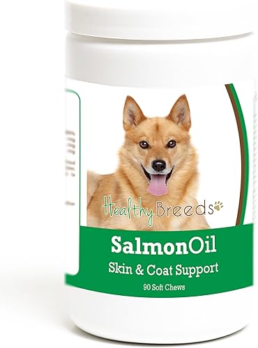 Miniatura 78 de Healthy Breeds Golden Retriever - Aceite de salmón masticable suave, 90