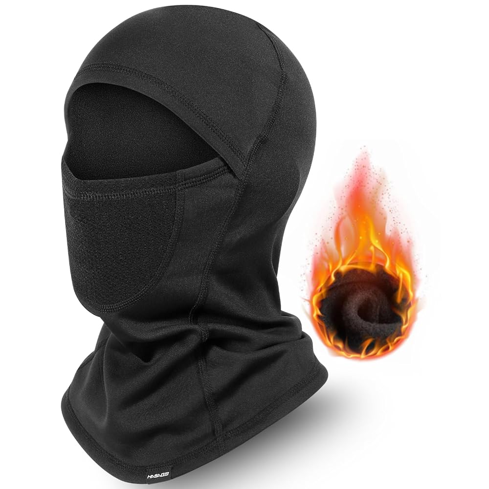 ROCKBROS Winter Balaclava Windproof Fleece Ski Mask For Men And Women