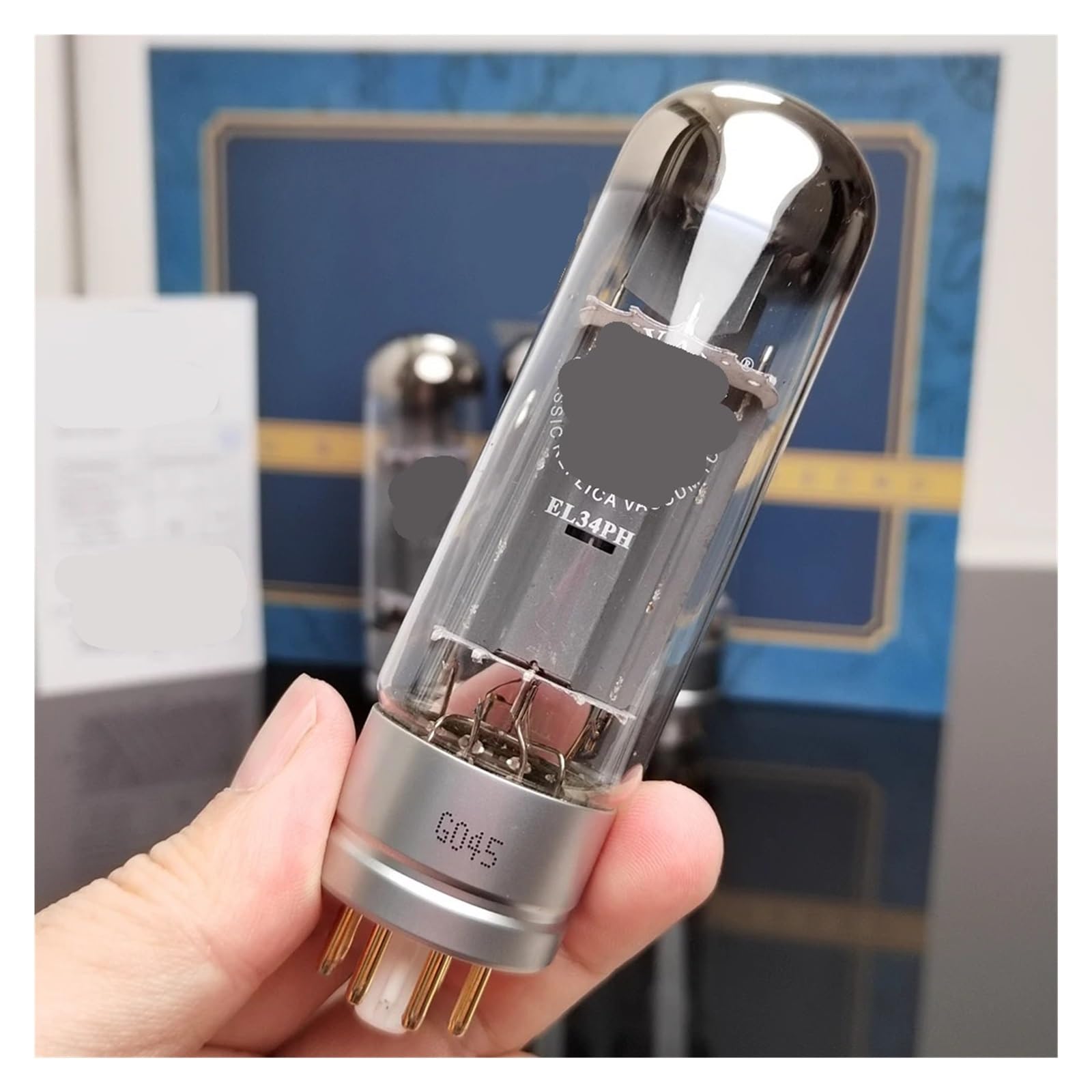 EL34PH tube upgrade EL34C EL34B 6P3P 6CA7 6V6 KT66 UKEL34 HIFI audio tube amplifier kit DIY with four-way(2pcs Matched Pair)