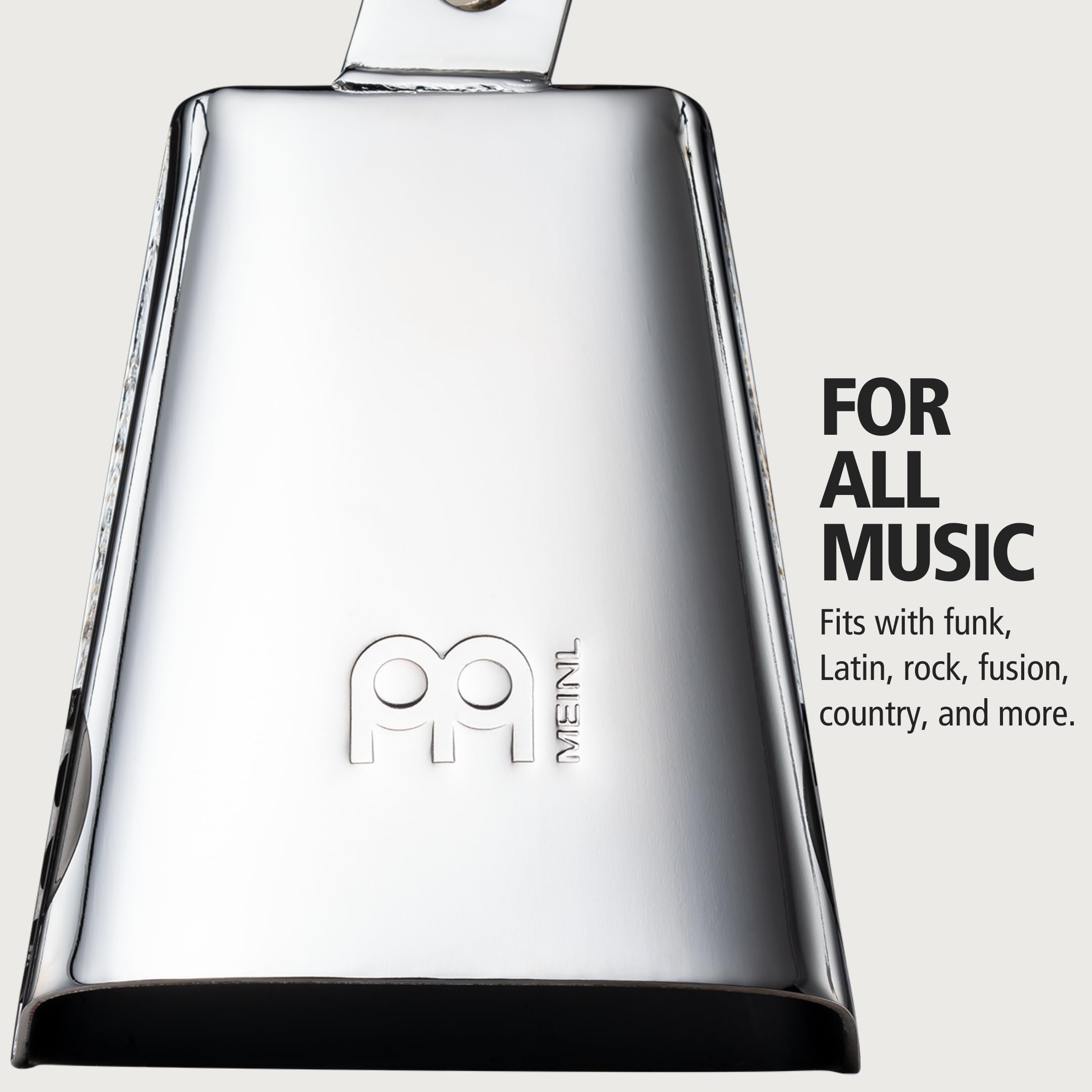 Meinl Cloche Acier chromé Tonalité basse 4,5"