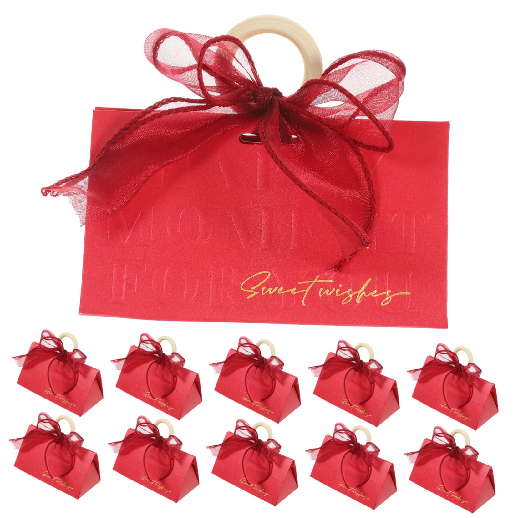 Uonlytech 18pezzi Scatole Di Carta Nastro Per Caramelle Scatole Per Imballaggio Di Caramelle Cioccolatini e Regali Per Feste Di Nozze Compleanni Anniversari e Altre Celebrazioni