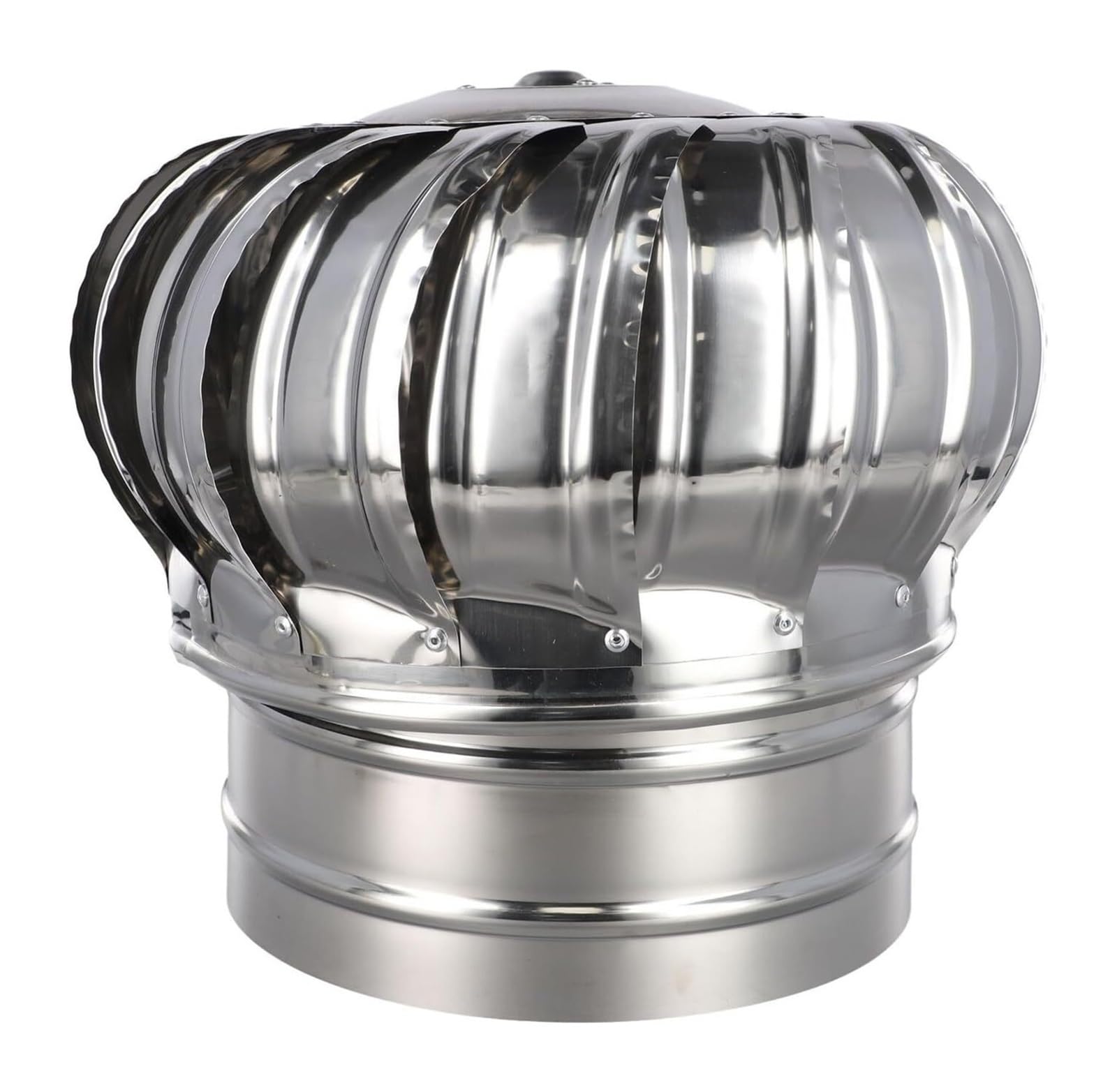 Rotating Chimney Cowl Cap, Galvanized Steel Roof Vent Cowl, Stainless Rotating Chimney Cap Multiple Sizes(Ø150 MM)