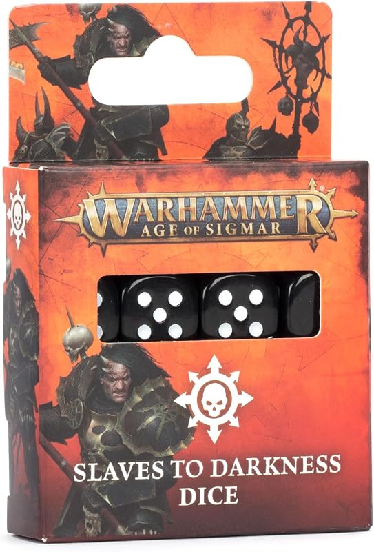 Games Workshop - Warhammer - Age of Sigmar - Slaves to Darkness: Dice Set (Themed Dice Set)