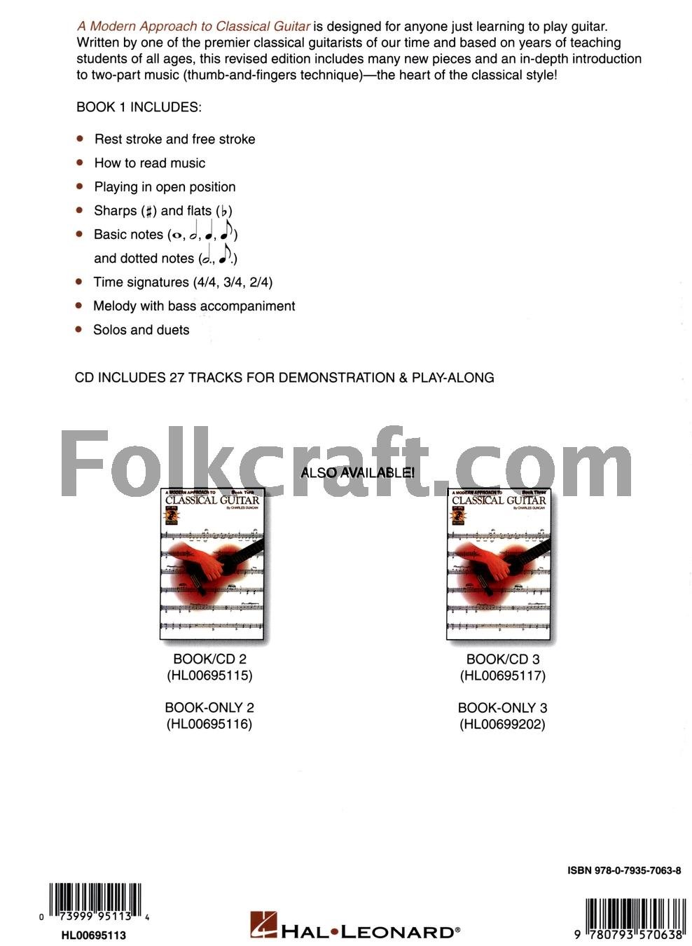 A Modern Approach to Classical Guitar - Book 1 (Book/Online Audio) - Image 2