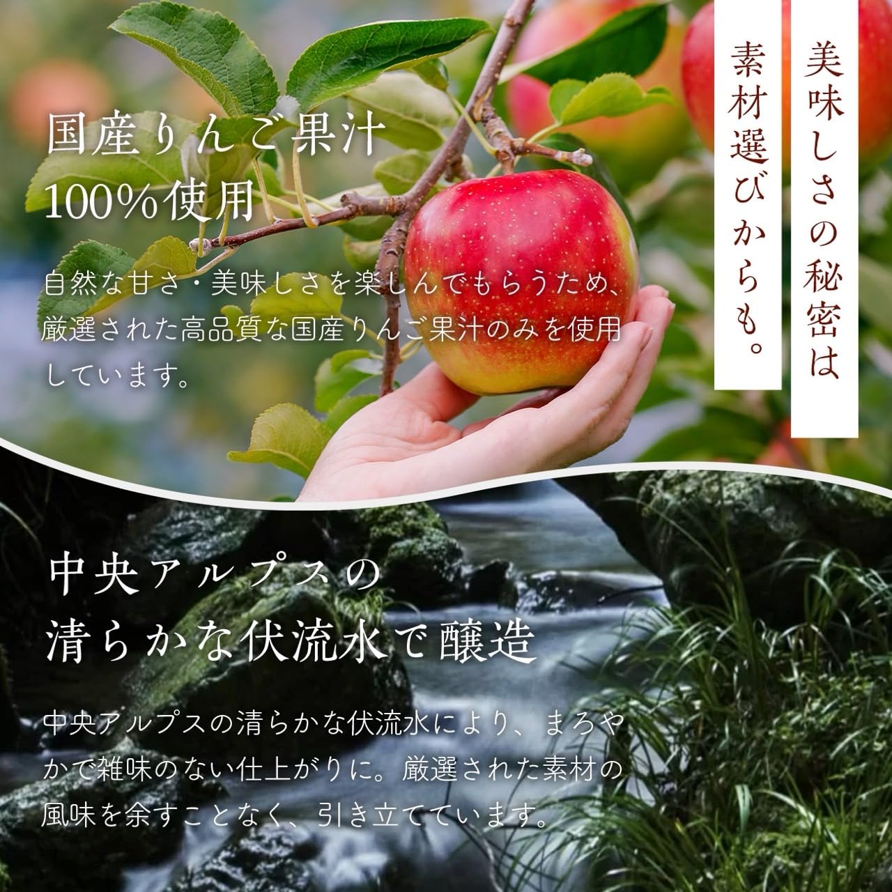 内堀醸造 純りんご酢 500mlサムネイル5