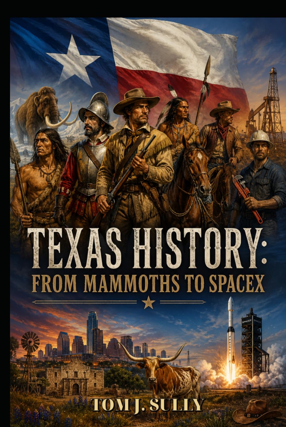 Texas History: From Mammoths to SpaceX: Told Through Stories Eleven Thousand Years of Change (History in Stories)