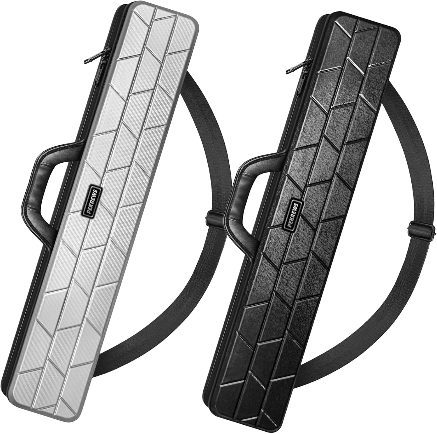 4x4 Hard Cue Case Carbon Grey & 4x4 Hard Cue Case Brused Black Set