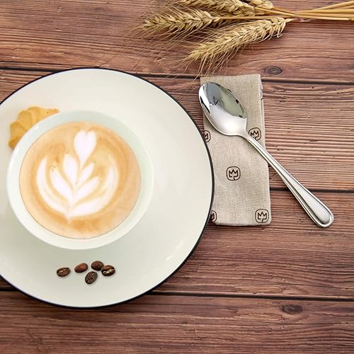 Miniatura 6 de Teaspoons Set, Stainless Steel 18/0 Tea Spoon 12pcs, 6.29 Inches For Home, Kitchen Restaurant, Slilver