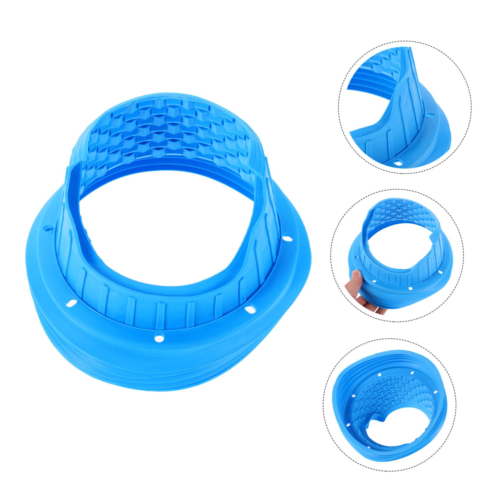 Deflector Espaciador de Altavoz de Coche de Silicona Azul, Protección y Fácil Instalación para Sistemas de Audio de Automóvil