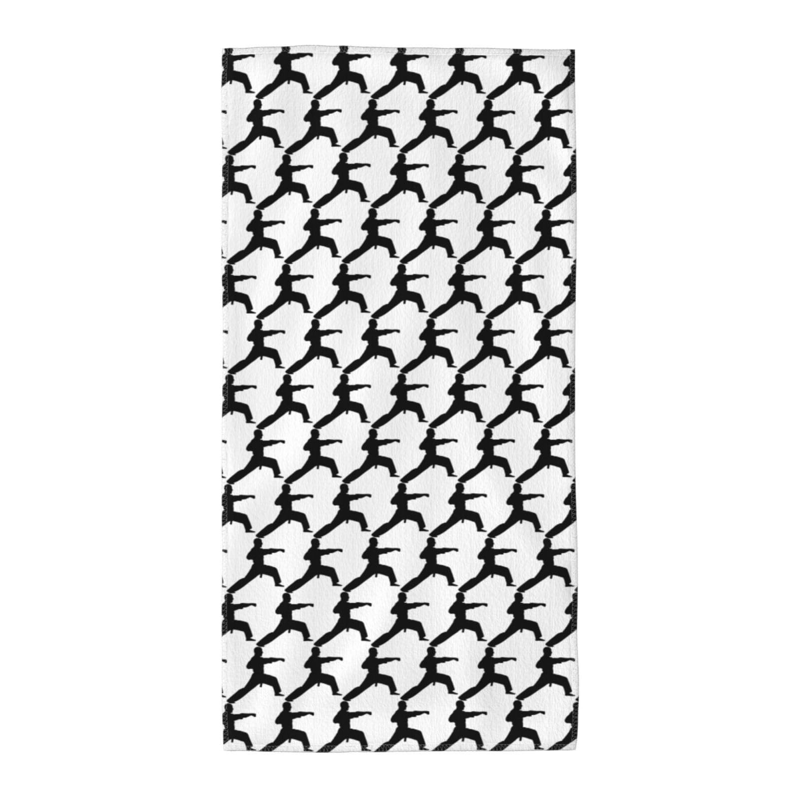 WYCZHY Karate Printed Quick Dry Beach Towel For Camping Travel Vacation