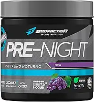 Pré-Treino Noturno Pre-Night com Beta-Alanina 200g Uva, Body Action multi-colored