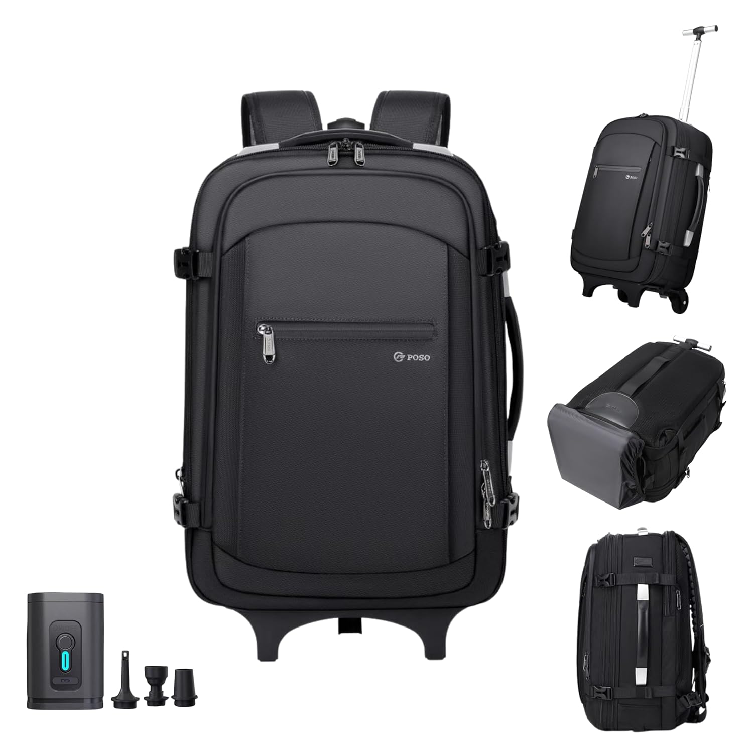 CARRIER Vacuum Compression Backpack with Built-in System for Clothes and Gear, Laptop Bag Backpack for Men and Women, 3-in-1 Space-Maximizing Organizer for Weekend Trips, Air Travel, and Smart Packing CARRIER Vacuum Compression Backpack with Built-in System for Clothes and Gear, Laptop Bag Backpack for Men and Women, 3-in-1 Space-Maximizing Organizer for Weekend Trips, Air Travel, and Smart Packing