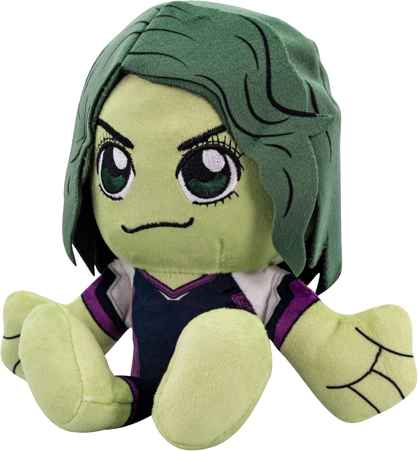 Bleacher Creatures Marvel She Hulk 8" Kuricha Sitting Plush- Soft Chibi Inspired Toy