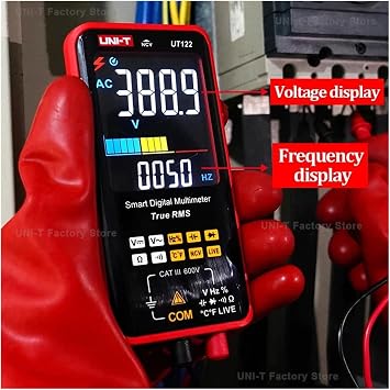 Smart Digital Multimeter UT121A UT121B UT122 Electric Tester Voltmeter NCV LIVE Professional Electrician Multi Meter(UT122)