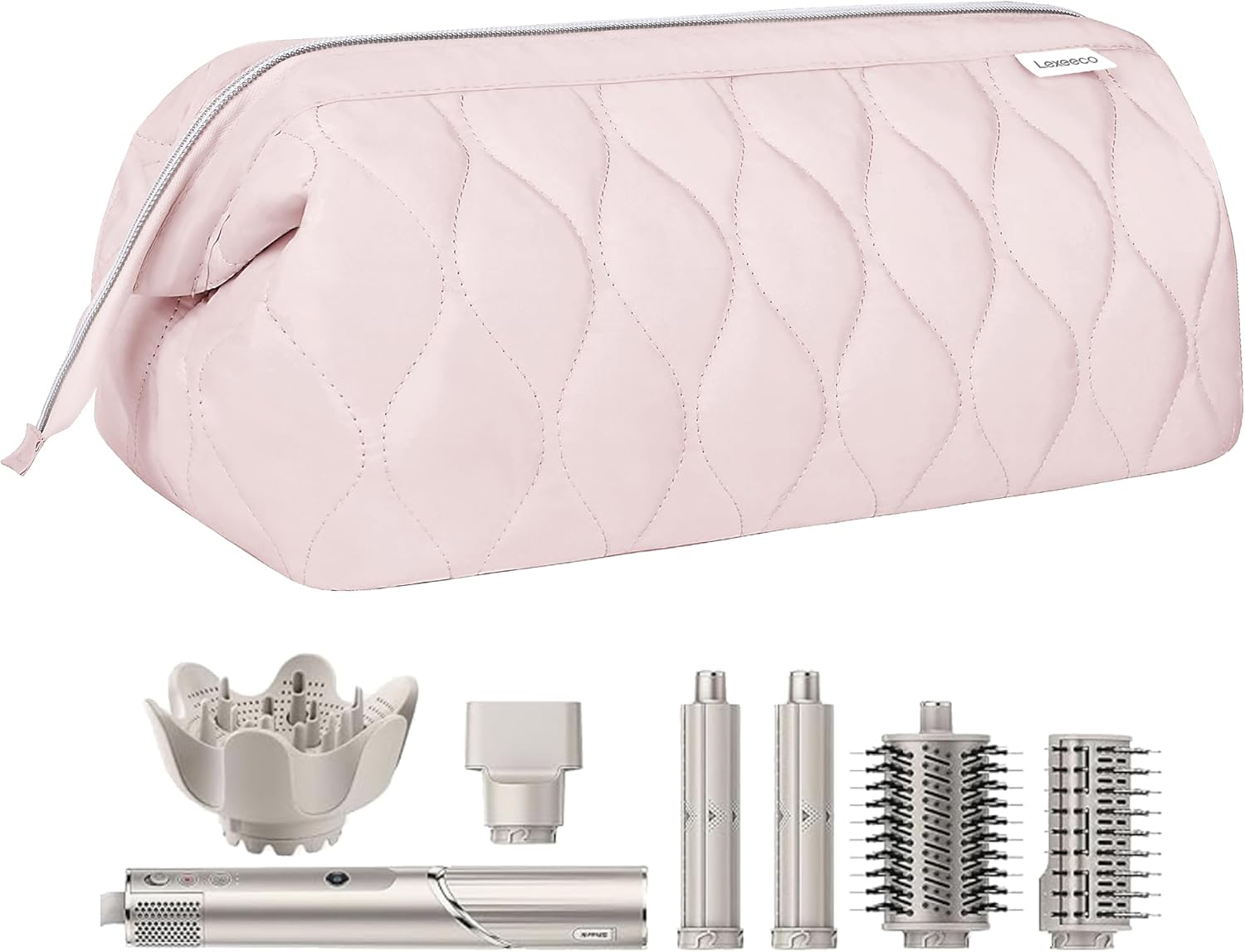 Hair Tools Travel Bag for Shark Flex Fusion Puffer Flexstyle Carring Case Portable Dyson Airwrap Travel Case for Shark Hair Dryer Flat Curing Iron Organizer (Pink) Hair Tools Travel Bag for Shark Flex Fusion Puffer Flexstyle Carring Case Portable Dyson Airwrap Travel Case for Shark Hair Dryer Flat Curing Iron Organizer (Pink)