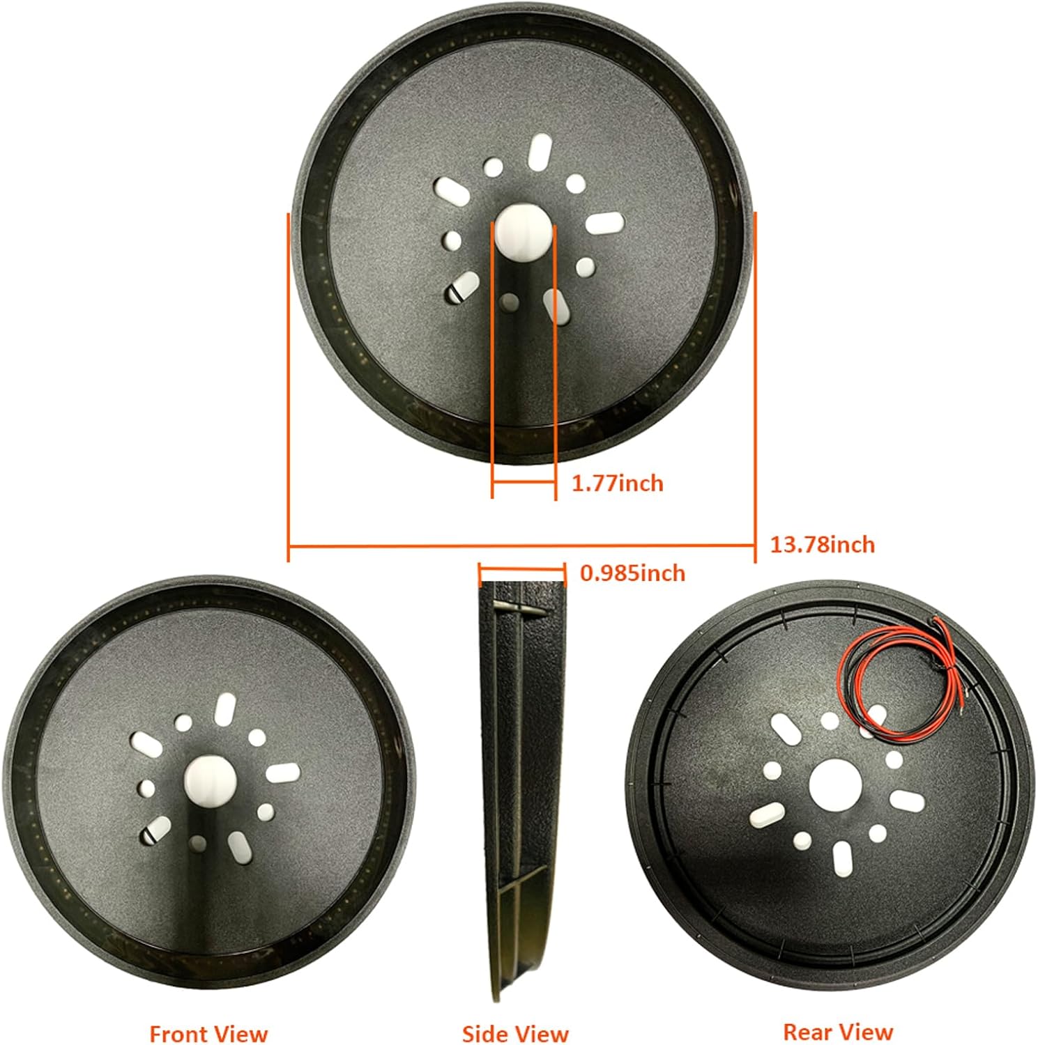 Spare Tire Brake Light Third Brake Light for Jeep Wrangler JK JKU 2007-2018 JL JLU 2018-2020 TJ