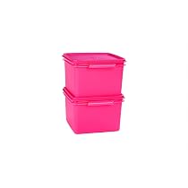 Signoraware Big Container Set, 1.85 litres, Set of 2, Pink