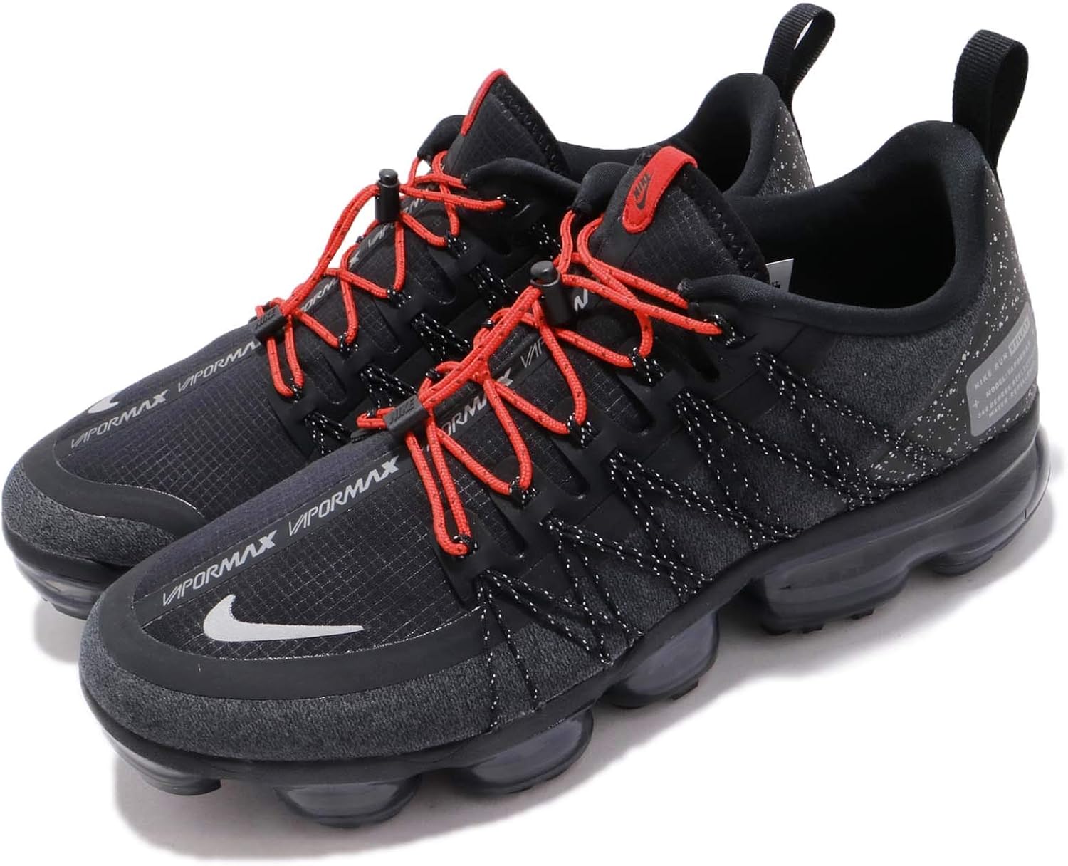 Nike Men's Air Vapormax Run Utility, Black/Reflect Silver, 8 M US