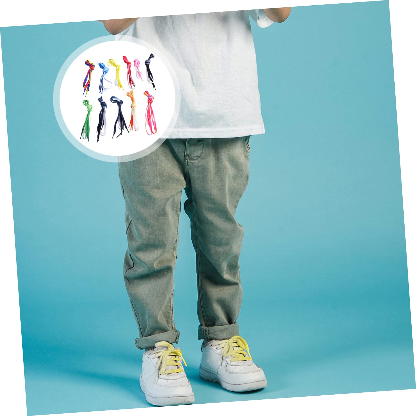 33paires Lacets De Chaussures Colorés Dégradés Pour Et Chaussures Décontractées Parfaits Pour Style Unique Et Festif
