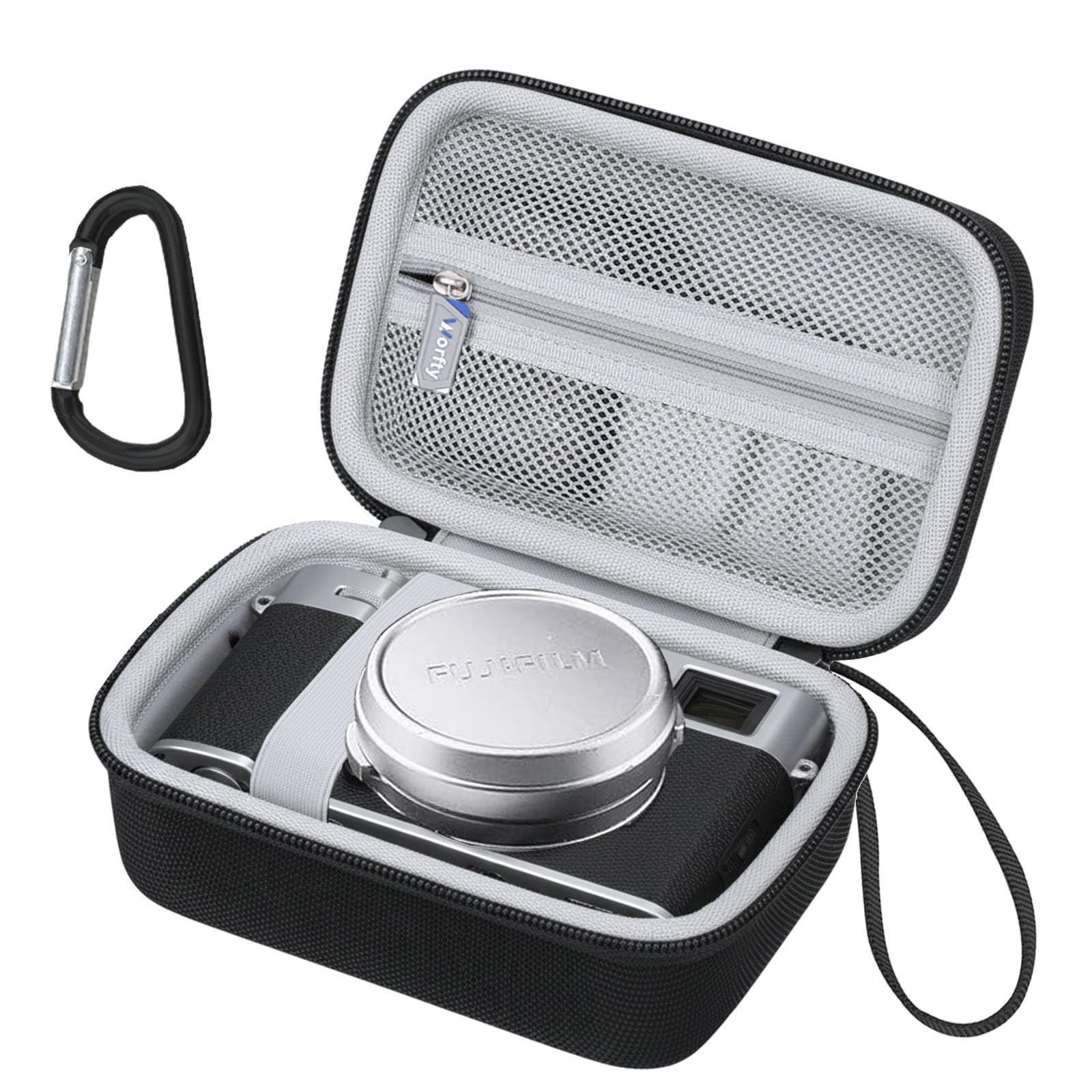 Camera Case for Fujifilm X100VI / X100V Digital Camera, Case for Fuji X100VI/ X100V/ X100F/ X100T/ X100S/ X100 with Pocket for Cable SD card (Case