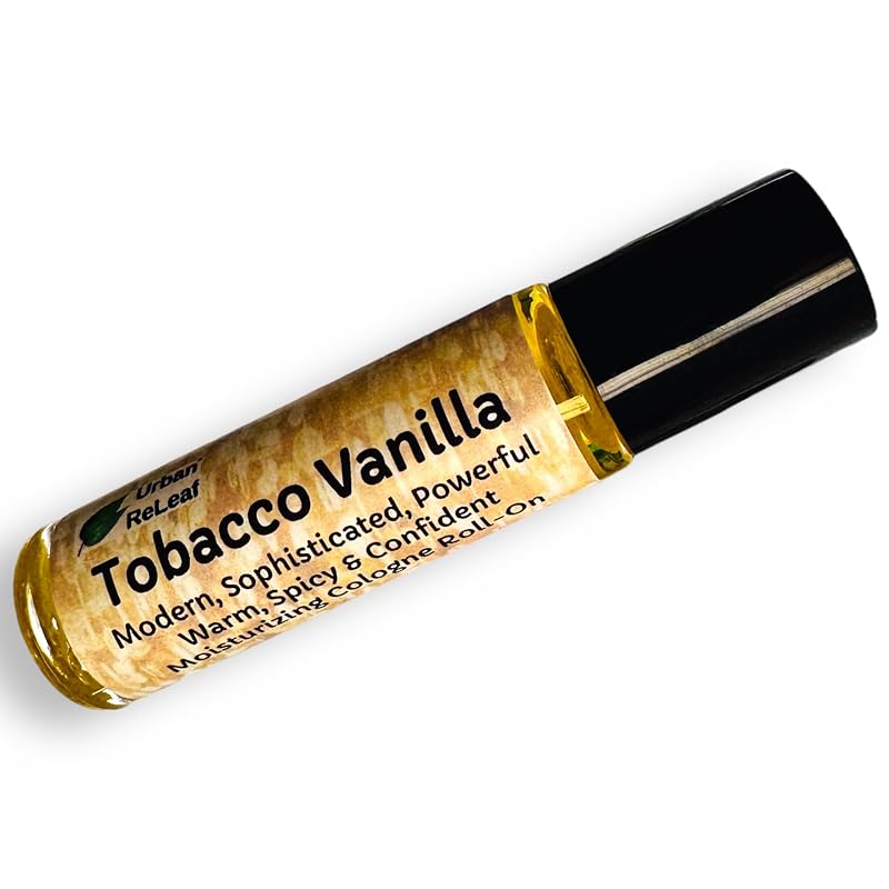 Óleo de colônia Urban ReLeaf Tobacco Vanilla com aplicador roll-on, sem álcool