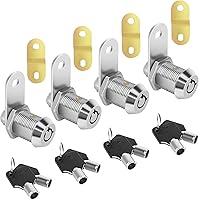 Vista 1 de Cam Locks - Cerradura de almacenamiento para autocaravana con llave igual, cilindro de 7/8 pulgadas que se adapta a un grosor máximo de puerta