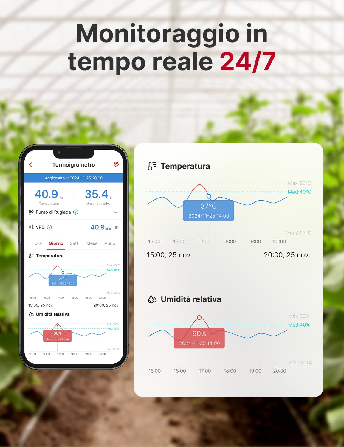 X-Sense Termometro Igrometro WLAN interno, richiede stazione base SBS50, monitoraggio temperatura e umidità via App, esportazione dati, 3 pezzi, STH51