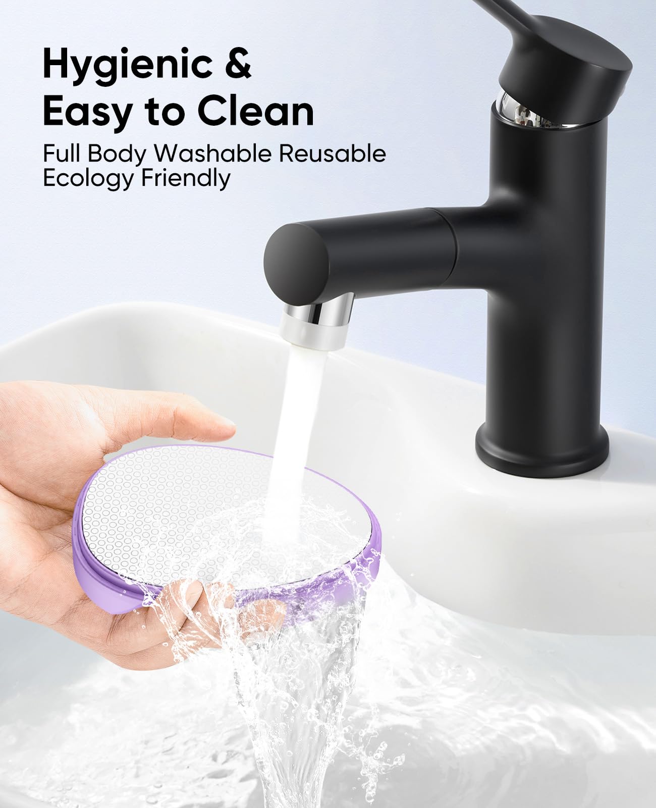 Crystal Hair Eraser for Women and Men, Reusable Crystal Hair Remover Magic Painless Exfoliation Hair Removal Device, Epilator Device for Legs Back Arms