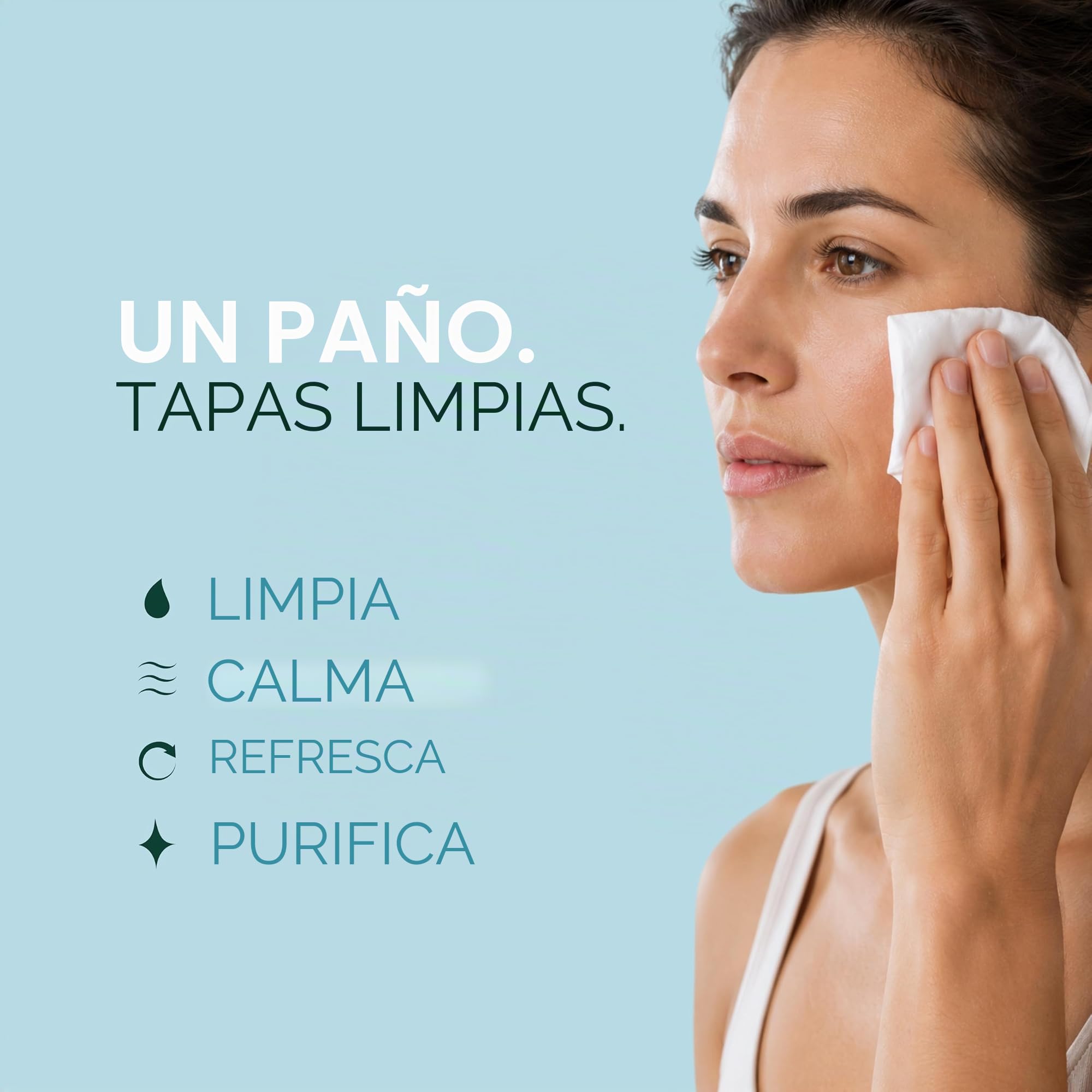 Toallitas antimicrobianas para párpados y pestañas | Para picazón, ojos secos, orzuelos y blefaritis, suaves y naturales, hipoalergénicas y calmantes para ojos sensibles, paquete de 60