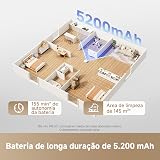 DREAME L40 robô aspirador e passa pano inteligente, sucção Vormax de 13000 Pa, sistema DuoScrub, elevação automática do mop de 7mm, limpeza de carpetes, alcance o inalcançável, bateria 5200mAh, Bivolt — imagem 6
