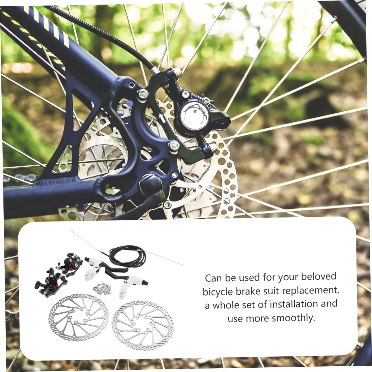 Luxshiny Frenos De Disco De Bicicleta Ahuecados Duraderos De Alta Resistencia Diseño CNC Torneado, Freno De Disco Ligero, para Bicicleta De Montaña Uso Adulto Ciclismo